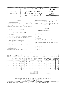 Skrzynki i komplety skrzynkowe z tarcicy do łożysk tocznych BN-85/7161-45