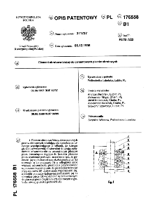 Element obrotowo-bieżny do cementowych pieców obrotowych : opis patentowy nr 176558