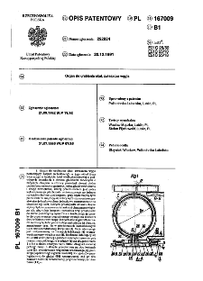 Organ do urabiania skał, zwłsszcza węgla : opis patentowy nr 167009