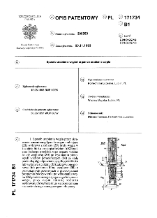 Sposób urabiania węgla i organ do urabiania węgla : opis patentowy nr 171734