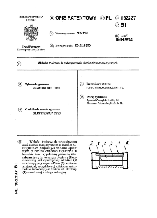 Wkładka topikowa do zabezpieczania sieci elektro-energetycznych : opis patentowy nr 162237