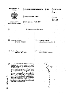 Endoproteza stawu biodrowego : opis patentowy nr 163439