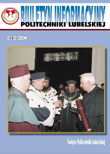 Biuletyn Informacyjny Politechniki Lubelskiej nr 11 - 1(11)/2004