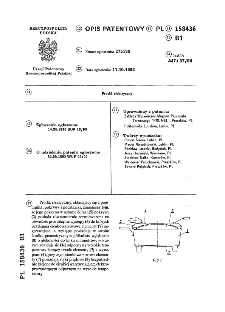 Prodiż elektryczny : opis patentowy nr 158436