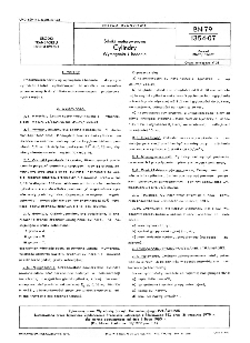 Silniki motorowerowe - Cylindry - Wymagania i badania BN-79/1354-07
