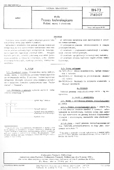 Meble - Proces technologiczny - Podział, nazwy i określenia BN-72/7140-07
