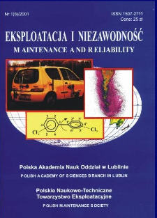 Eksploatacja i Niezawodność = Maintenance and Reliability Nr 1 (8)2001
