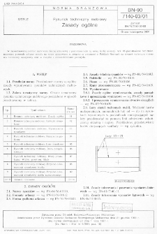 Rysunek techniczny meblowy - Zasady ogólne BN-90/7140-03/01