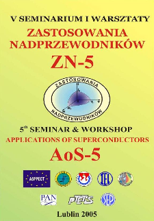 Zastosowania nadprzewodników : Zn-5 : V seminarium i warsztaty, Nałęczów, 23-26.06.2004 = Applications of superconductors : AoS-5 : 5th seminar and workshop