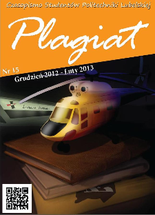 Plagiat : czasopismo Studentów Politechniki Lubelskiej nr 15( 2012)