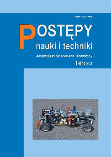 Postępy Nauki i Techniki = Advances in Science and Technology 14/2012