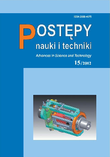 Postępy Nauki i Techniki = Advances in Science and Technology 15/2012
