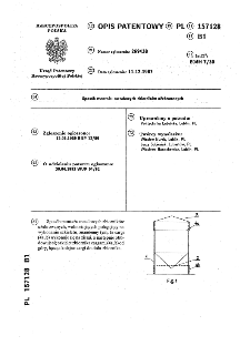 Sposób montażu metalowych zbiorników użebrowanych : opis patentowy nr 157128