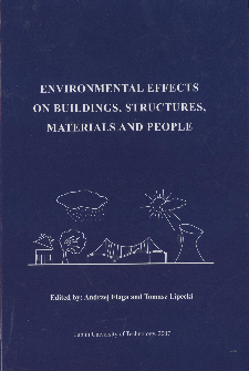 Environmental effects on buildings, structures, materials and people