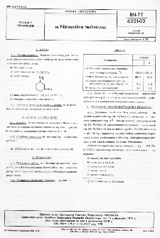 m-Nitroanilina techniczna BN-77/6021-02