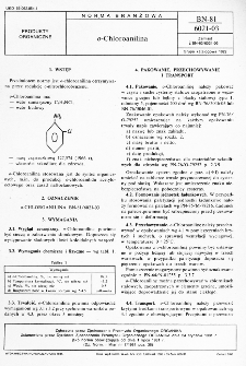 o-Chloroanilina BN-81/6021-03