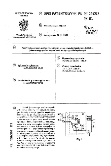 Sposób jednoczesnego pomiaru częstotliwości szeregu sygnałów impulsowych i układ do jednoczesnego pomiaru częstotliwości szeregu sygnałów impulsowych : opis patentowy nr 156307