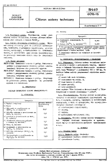 Chloran sodowy techniczny BN-69/6016-16