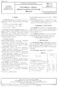 Czteroboran sodowy dziesięciowodny techniczny (Boraks) BN-74/6016-39