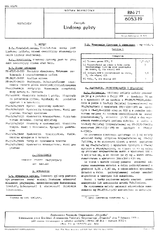 Zoocydy - Lindosep pylisty BN-71/6053-19
