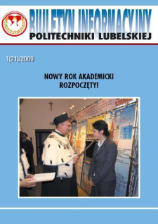 Biuletyn Informacyjny Politechniki Lubelskiej nr 21 - 1(21)2009
