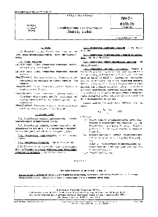 Niewulkanizowane płyty antykorozyjne - Metody badań BN-74/6616-15 Arkusz 06