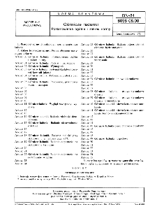 Górnicze ładunki - Postanowienia ogólne i zakres normy BN-84/6096-06.00
