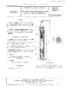 Górnicze głowiczki zapalnikowe termo- i ciśnienioodporne BN-90/6094-47