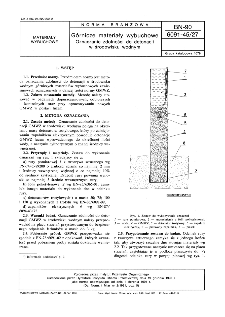 Górnicze materiały wybuchowe - Oznaczanie zdolności do detonacji w środowisku wodnym BN-90/6091-45/27