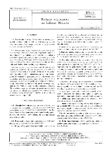 Badanie odporności na kafarze Masseta BN-73/6094-35
