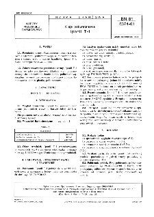 Kleje poliuretanowe - Iponil T-1 BN-81/6374-01