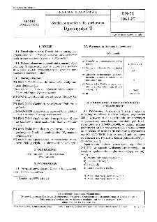 Środki pomocnicze dla garbarstwa - Dyspergator T BN-71/6063-07