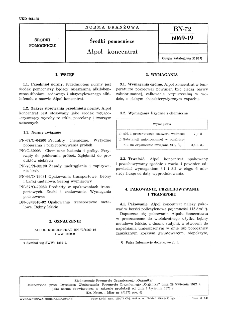 Środki pomocnicze - Alpol koncentrat BN-72/6069-19