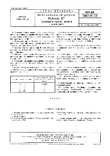 Środki pomocnicze dla garbarstwa - Roksole ST - Wymagania ogólne, badania i ocena partii BN-84/6063-20.02