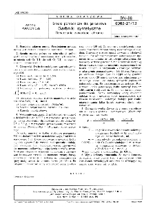 Środki pomocnicze dla garbarstwa - Garbniki syntetyczne - Oznaczanie zawartości chromu BN-88/6063-21/13