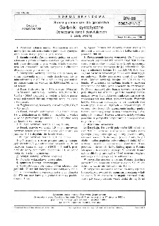 Środki pomocnicze dla garbarstwa - Garbniki syntetyczne - Oznaczanie fenoli destylujących z parą wodną BN-88/6063-21/15