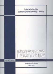 Budownictwo i Architektura Vol. 4(1)2009