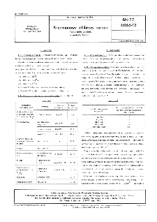 Krzemianowe inhibitory korozji - Pobieranie próbek i metody badań BN-77/6068-12