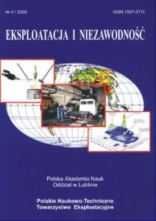 Eksploatacja i Niezawodność = Maintenance and Reliability 4/2000