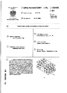 Sposób wykonywania płyt budowlanych i płyta budowlana : opis patentowy nr 183195