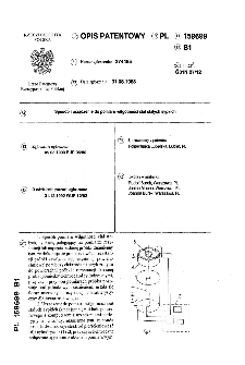 Sposób i urządzenie do pomiaru wilgotności ciał stałych sypkich : opis patentowy nr 159699