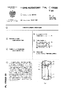 Aparat do wydłużania kości kończyn : opis patentowy nr 170320