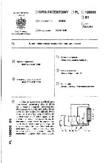 Sposób i układ do kształtowania mikroklimatu pomieszczeń : opis patentowy nr 189856