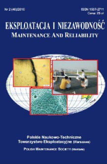 Eksploatacja i Niezawodność = Maintenance and Reliability Nr 2 (46)2010