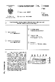 Sposób i urządzenie do wytwarzania cienkich gradientowych okien optycznych dla baterii słonecznych na bazie arsenku galu : opis patentowy nr 170389