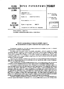 Układ do wyznaczania przestrzennych rozkładów naprężeń lub własności mechanicznych w materiałach ferromagnetycznych : opis patentowy nr 113837