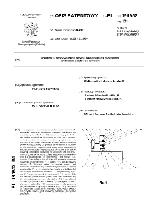 Urządzenie do wytwarzania powłok na elementach obrotowych, zwłaszcza grzybkach zaworów : opis patentowy nr 195952