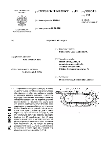 Urządzenie odbierające : opis patentowy nr 196515