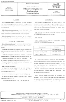Silniki samochodowe- Odkuwki matrycowane korbowodów - Wymagania i badania BN-77/1372-05