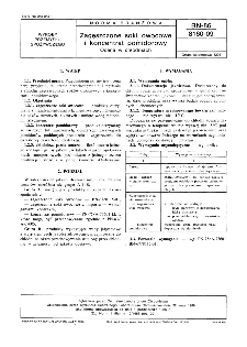 Zagęszczone soki owocowe i koncentrat pomidorowy - Ocena w chłodniach BN-86/8160-09